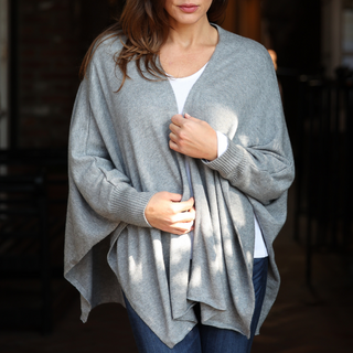 SARAH - Simple Laguna (WOMEN'S CASHMERE) - GRAY