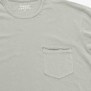 CARMEL L/S CREW TEE MS-O2 - Simple Laguna (MEN'S SHIRT) -  white - focused