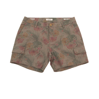 CAPRI PRINTED SHORTS - Simple Laguna (WOMEN'S SHORTS) - DK.Gray